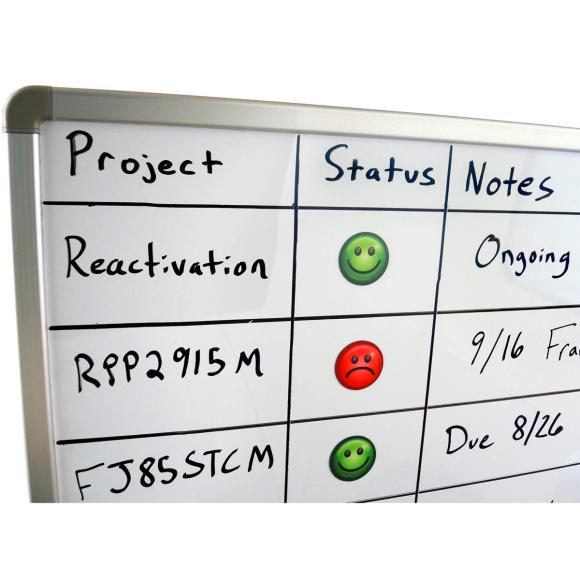 StoreSMART - Mood Magnets for Status Visualization - 18-Pack - 3 sizes