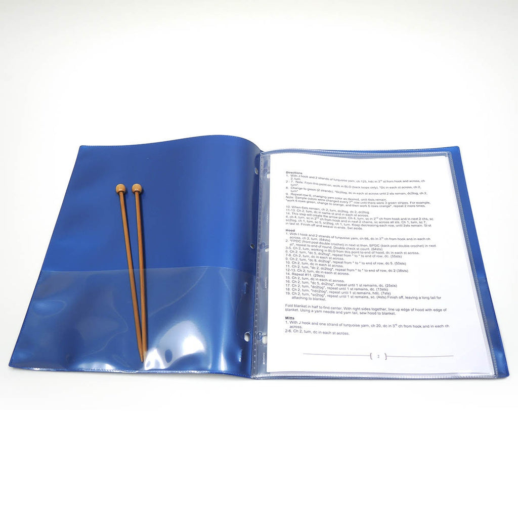 8 Page Plastic Patter Keeper - Metallic Colors- 3-Pack