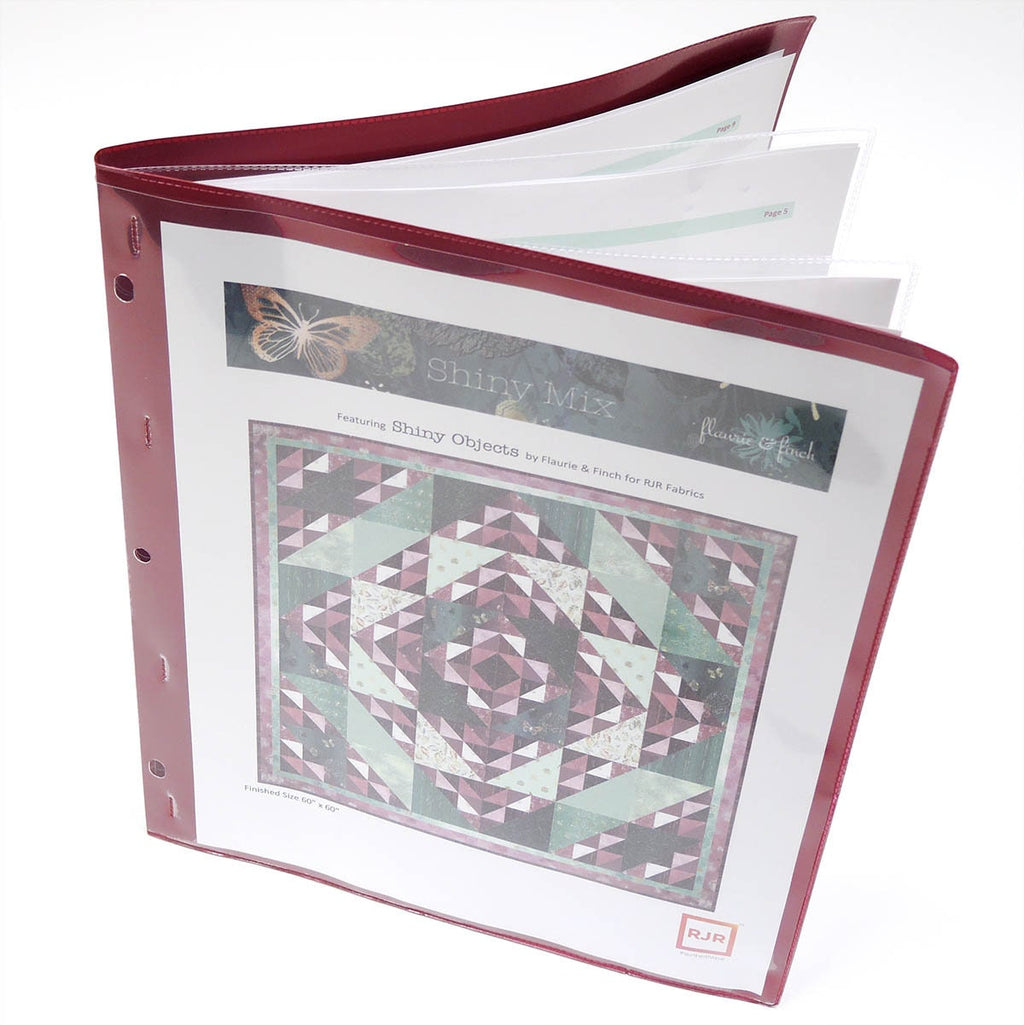 8 Page Plastic Patter Keeper - Metallic Colors- 3-Pack