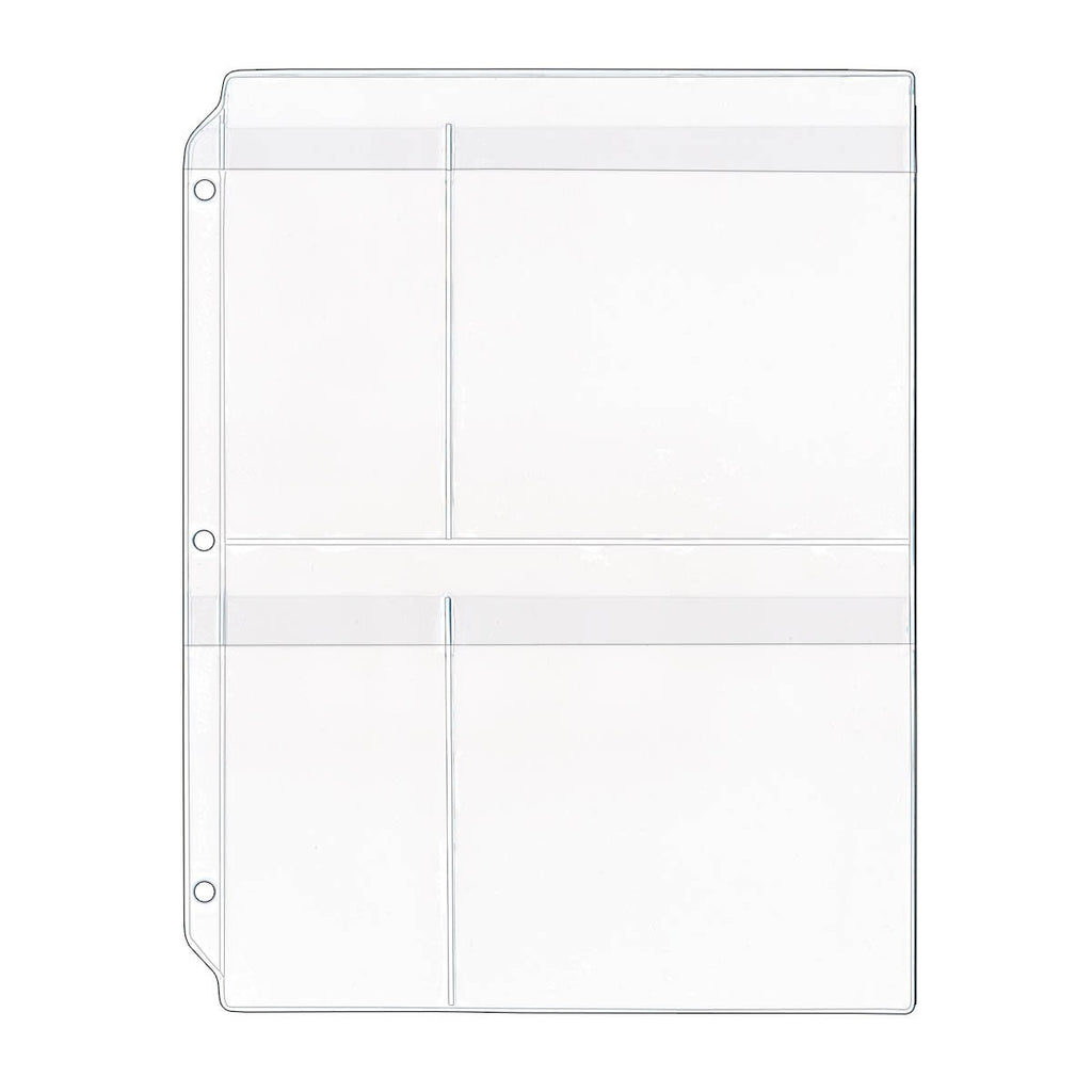 Yarn Organizer with Flaps - 4-Pocket Binder Page