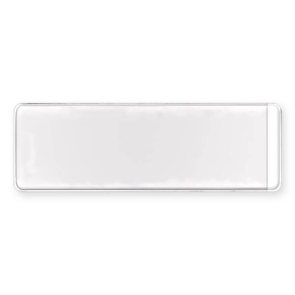 Peel & Stick 5/8" x 2 5/16" Shelf Tag/Label Holders - Open Short Side