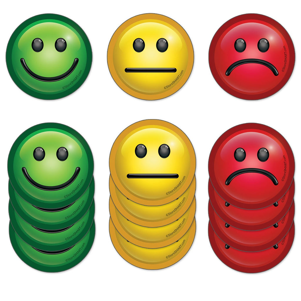 2" Mood Magnets - Smiley Faces - Variety Pack