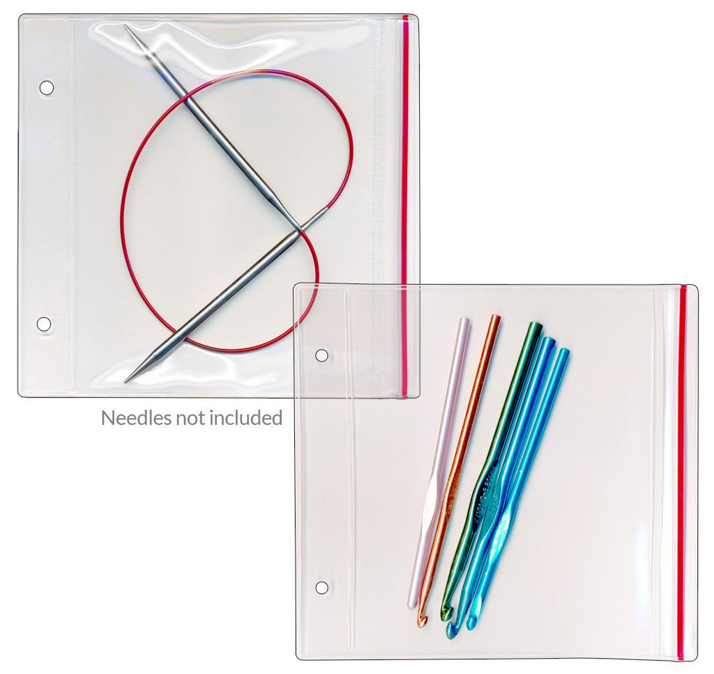 Zipper Case for your Circular Knitting Needles - 6 1/2" x 5"