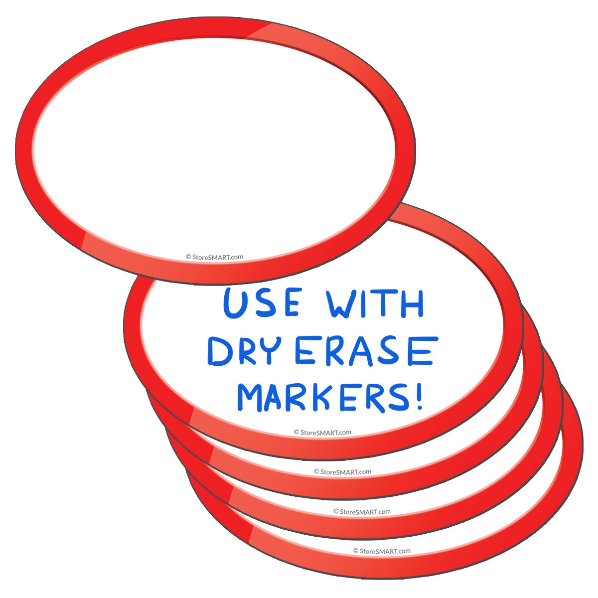 Smart Magnetic Ovals - 4" X 6"