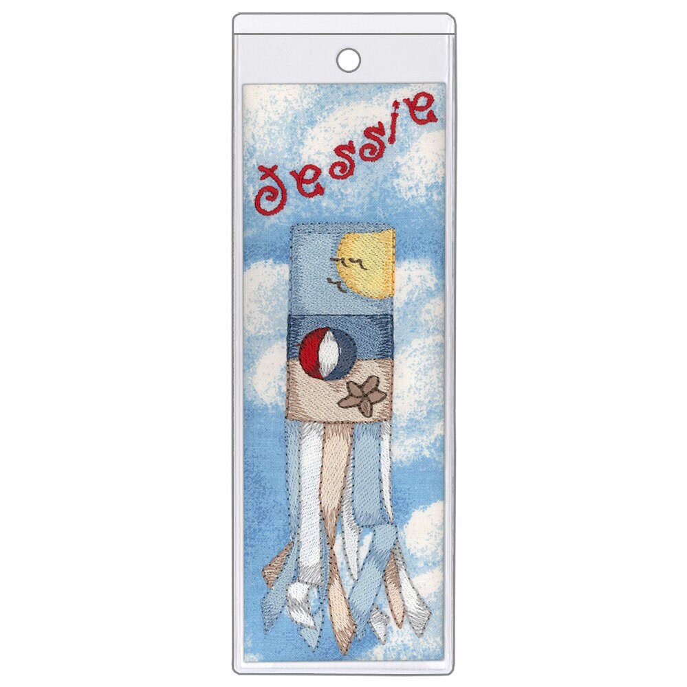 Plastic Bookmark Covers with Tassel Hole - Clear Plastic