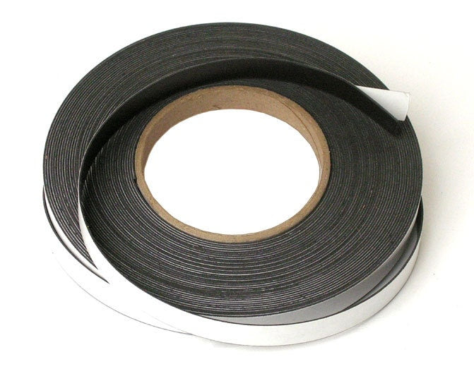 Craft Magnets - Magnetic Tape Roll - Peel & Stick Backing - 1/2 inch