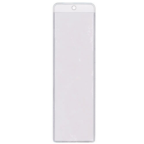 Bookmark Covers/Holders with Tassel Hole - Clear Plastic