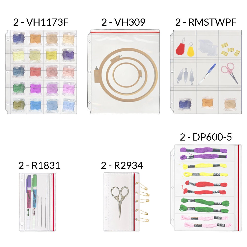 Embroidery / Cross Stitch Storage Variety Pack - 12 Pieces