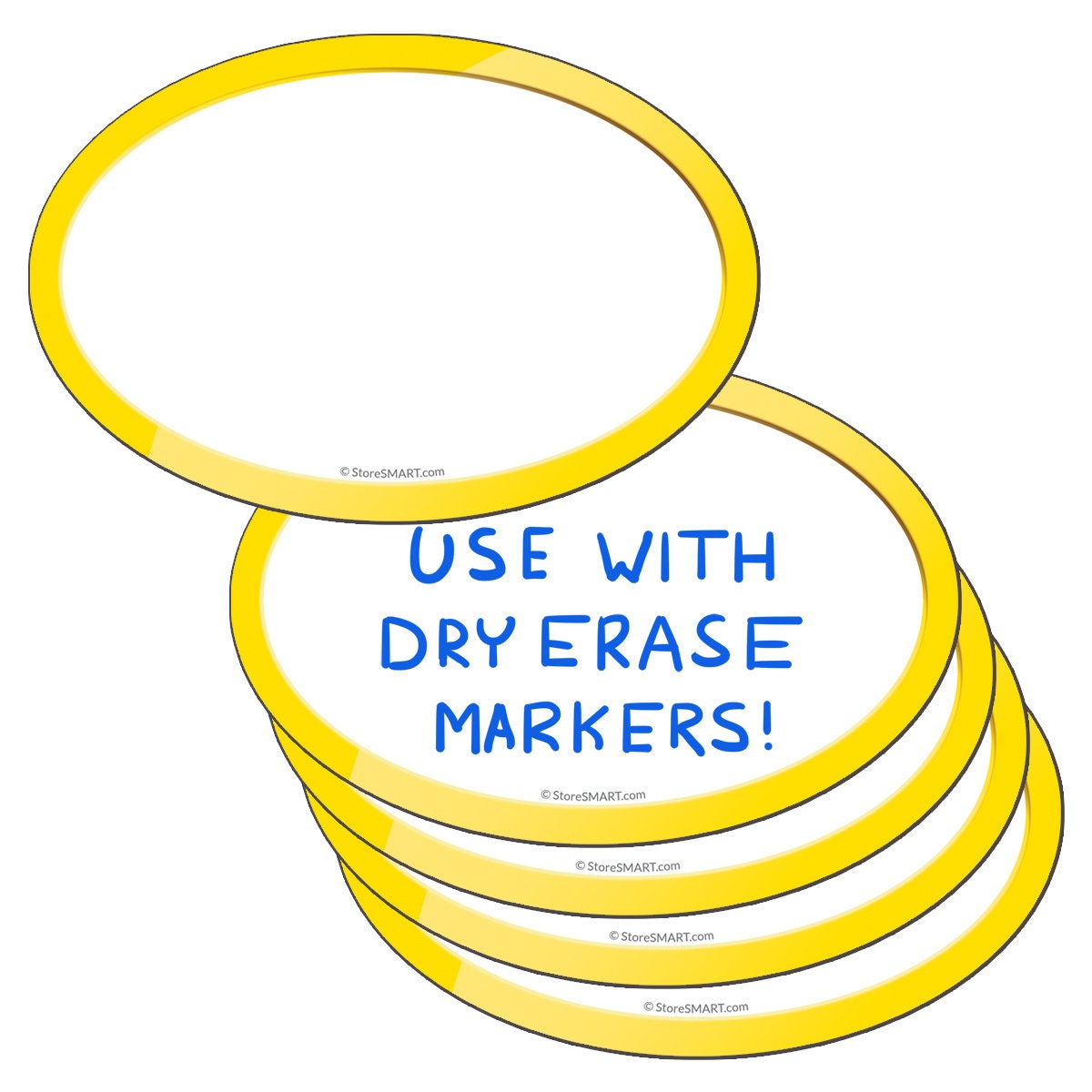 Smart Magnetic Ovals - 4" X 6"
