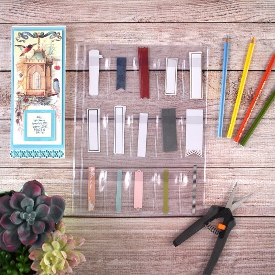 15-Pocket Binder Page with Flaps - Scrapbooking, Cardmaking, and Paper crafting - Top Load