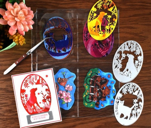 4-Pocket Clear Plastic Binder Page with Flaps - Scrapbooking, Cardmaking, and Paper crafting