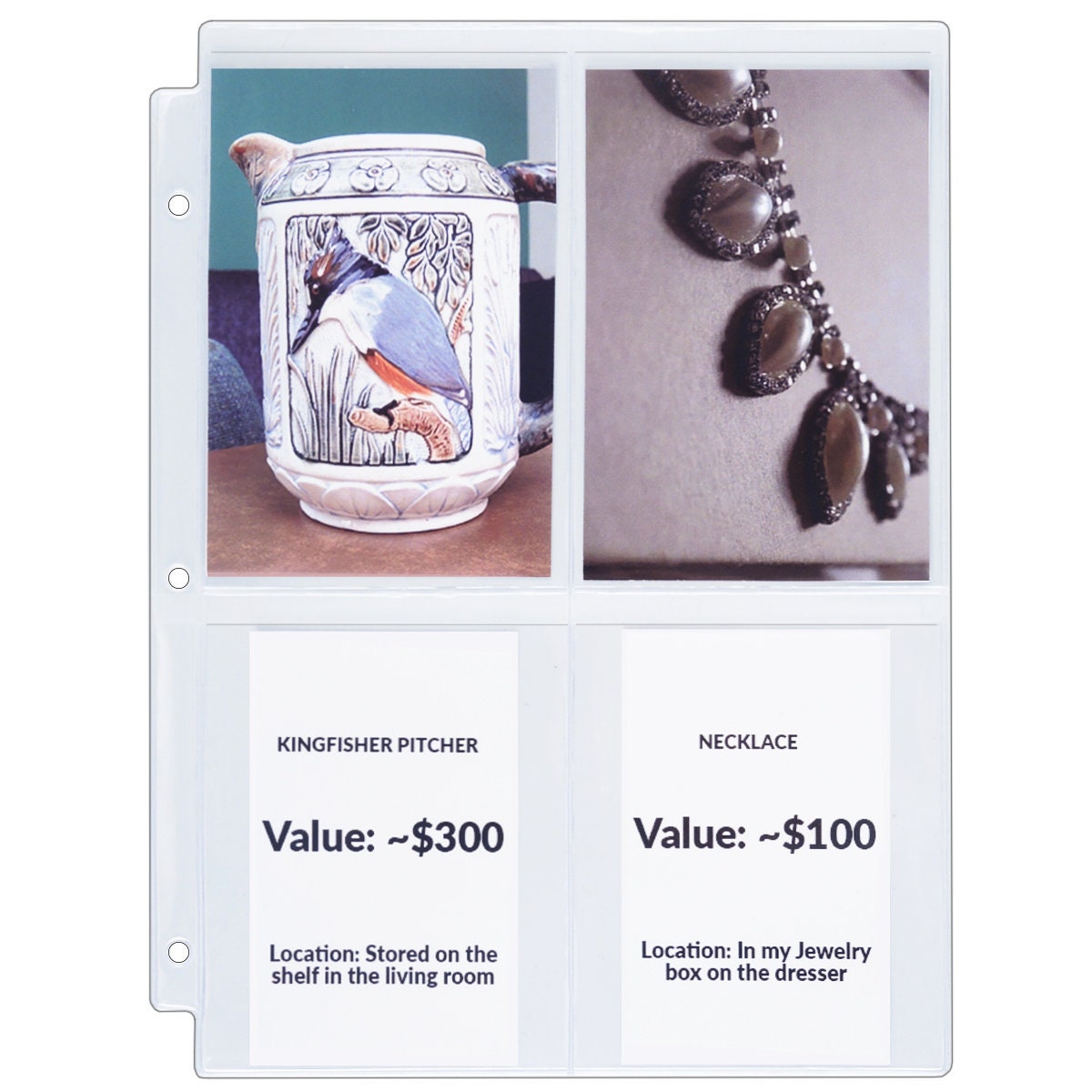 Family Heirloom Collection Pages – 4 Pocket