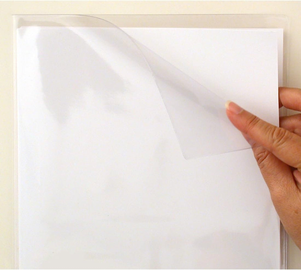 Clear Plastic Folder with Pockets – Business Card Holder, Durable Vinyl (P222NS)