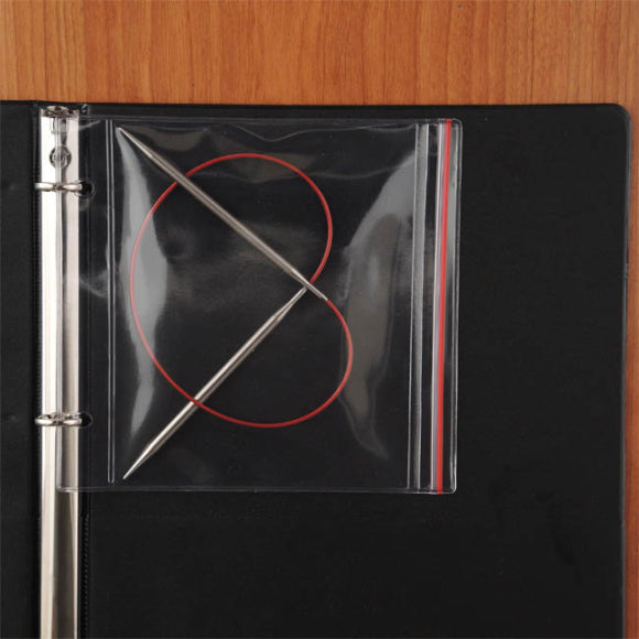 Zipper Case for Circular Knitting Needles & Crochet Hooks - 6 ½" x 5" - Side Zipper