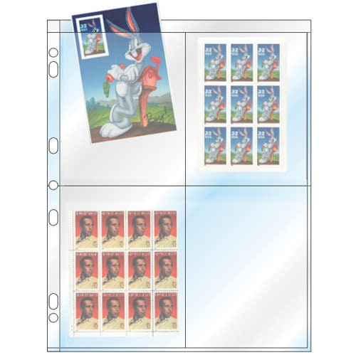 Archival Photo Page Refill – 3-Ring Binder, 4 x 5 Pockets