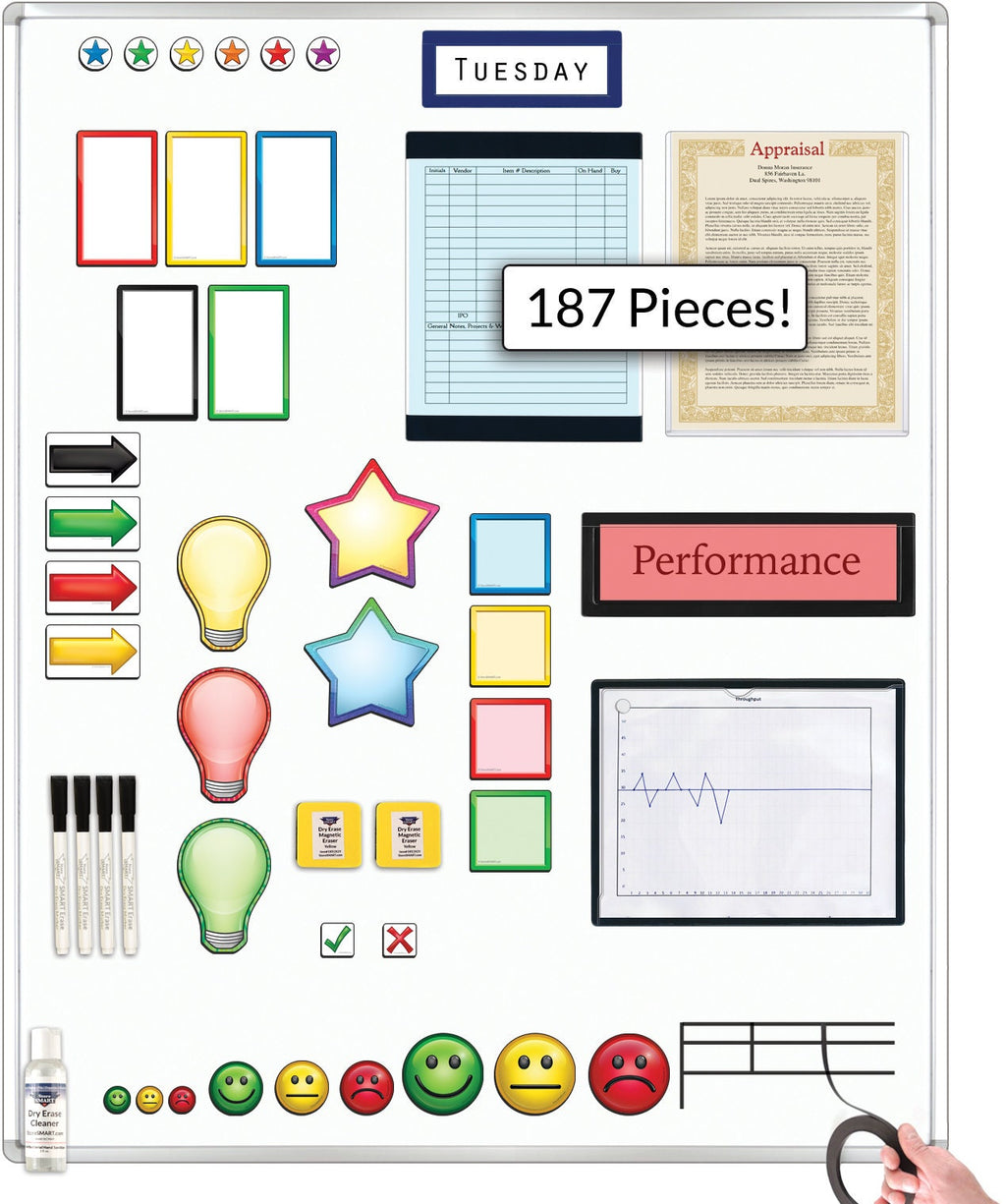 SMARTStart Lean Visual Management Kit - 187 Pieces