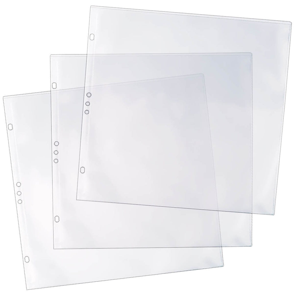 12 x 12 Scrapbook Page Protectors – Archival Album Refill Pages