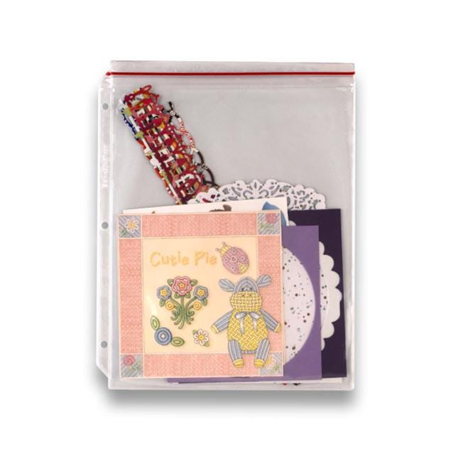 Zip Top Supply Case & Page Protector - Scrapbooking, Cardmaking, and Paper crafting