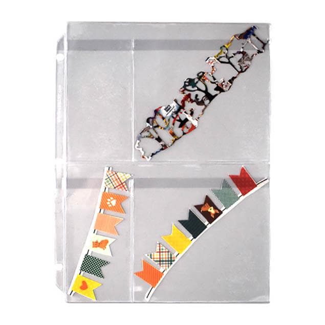Multi-Size Pocket Binder Page with Flaps - Scrapbooking, Cardmaking, and Paper crafting