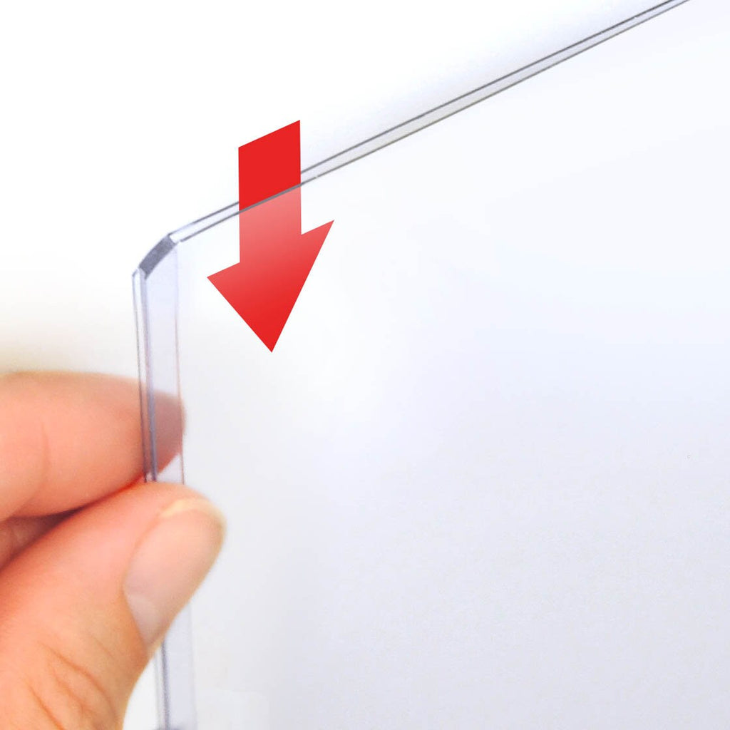 StoreSMART - 硬質プラスチックメニュー - 8.5インチ x 11インチ
