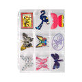 9-Pocket Clear Vinyl Binder Page with Flaps - Scrapbooking, Cardmaking, and Paper crafting