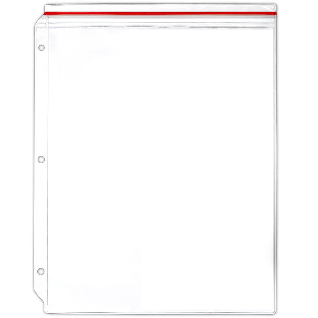 Supply Zipper Case for 3-Ring Binders - Vinyl Plastic