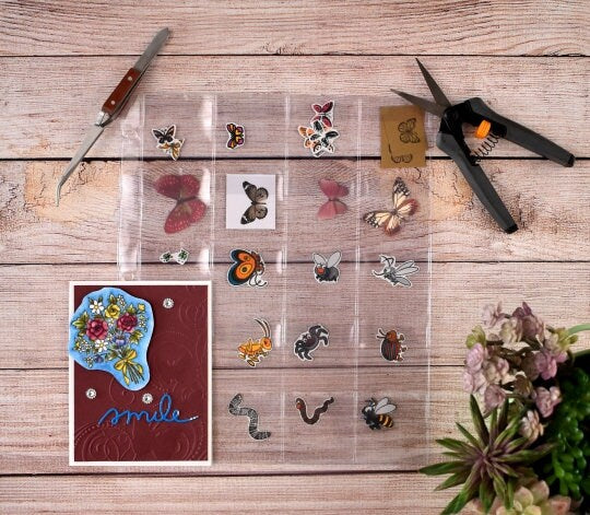 20 Pocket Binder Page with Flaps - Scrapbooking, Cardmaking and Paper crafting