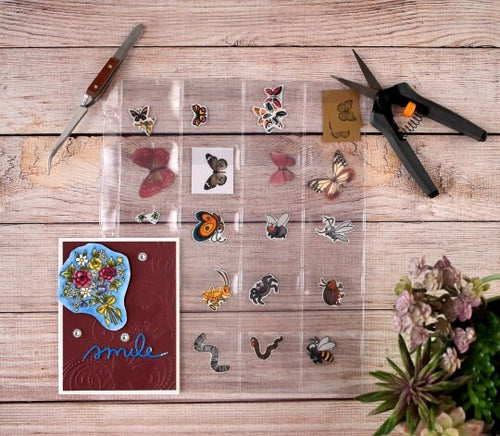 20 Pocket Binder Page with Flaps - Scrapbooking, Cardmaking and Paper crafting