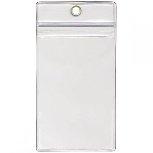 USB Flash Drive & Business Card Holders - Zip-Top and Hang Hole